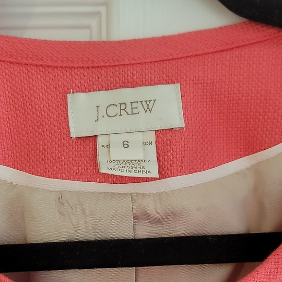 J. Crew Chic Coral Jacket - Picture 2 of 6
